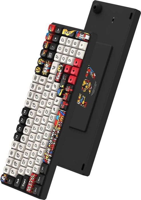 iQunix F97 Graffiti Diary Slate Wireless, 96%, LEDs RGB, Moonstone, USB/Bluetooth, DE