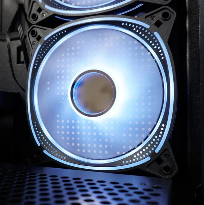 LC-Power Gaming 715B Seamless_X, schwarz, Glasfenster