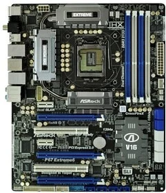ASRock P67 Extreme6 [B3] (Intel 1155) (90-MXGGR0-A0UAYZ)