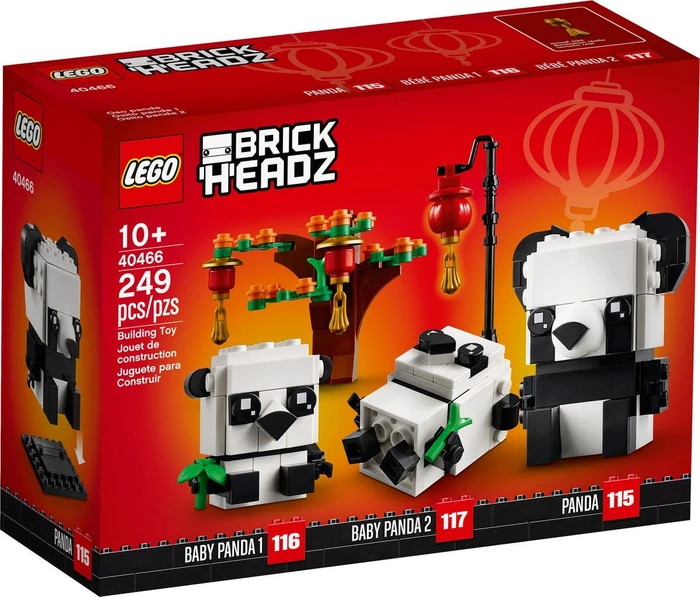 LEGO BrickHeadz - Pandas fürs chinesische Neujahrsfest