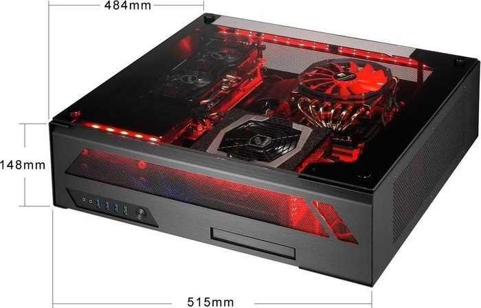 Lian Li PC-O6S schwarz, Glasfenster