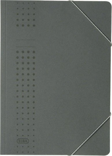 Elba Chic Sammelmappe mit Eckspanner, A4, anthrazit