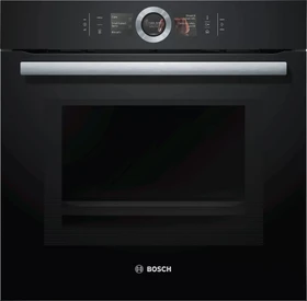 Bosch Serie 8 HNG6764B6 Backofen mit Mikrowelle und Dampfunterstützung