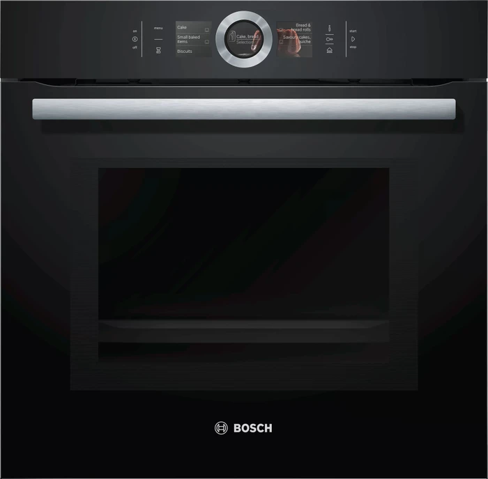 Bosch Serie 8 HNG6764B6 Backofen mit Mikrowelle und Dampfunterstützung