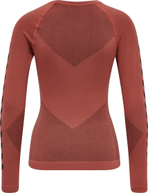 hummel Seamless First Jersey Funktionsshirt langarm marsala (Damen)