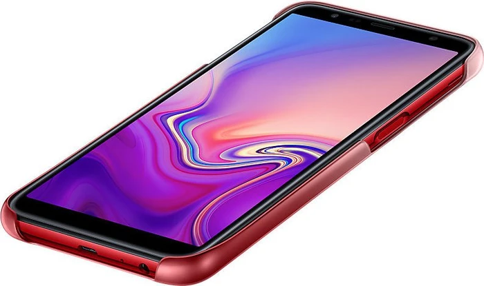 Samsung Gradation Cover für Galaxy J6+ rot