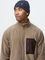 Fjällräven Kaipak Fleece Funktionsjacke suede brown/black oak (Herren) Vorschaubild