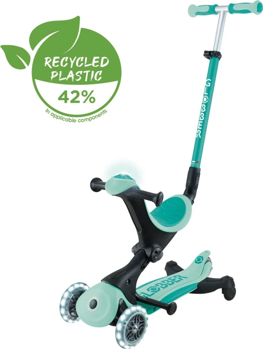 Globber Go Up Deluxe Lights 360° Kickboard