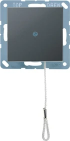 Jung Serie A Zug-Wechselschalter 10AX 250V, anthrazit