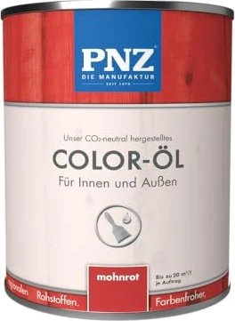 PNZ Coloröl Natur-Holzfarbe Holzschutzmittel, 750ml