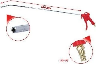 KS Tools Druckluft-Ausblaspistole 510mm (515.1904)