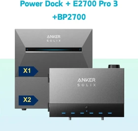 Anker SOLIX Solarbank 3 E2700 Pro mit 2x BP2700, 8.06kWh
