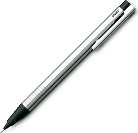 Lamy logo Edelstahl Druckbleistift HB 0.7mm graphit, silber/schwarz