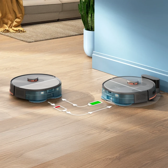 Philips XU5000/10 HomeRun 5000 Series Saug-/Wischroboter grau