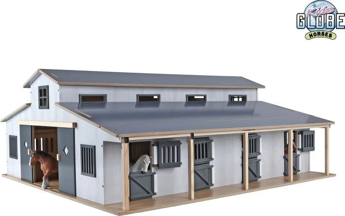 Van Manen Kids Globe Horses Pferdestall 1:24