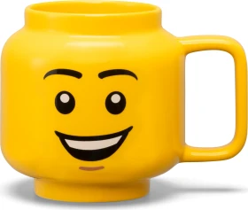 LEGO Keramikbecher mit fröhlichem Jungengesicht 530ml