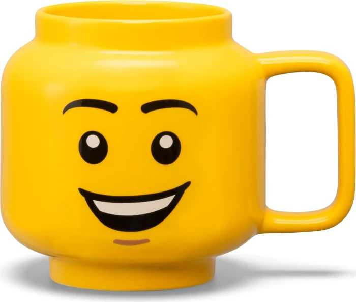 LEGO Keramikbecher mit fröhlichem Jungengesicht 530ml