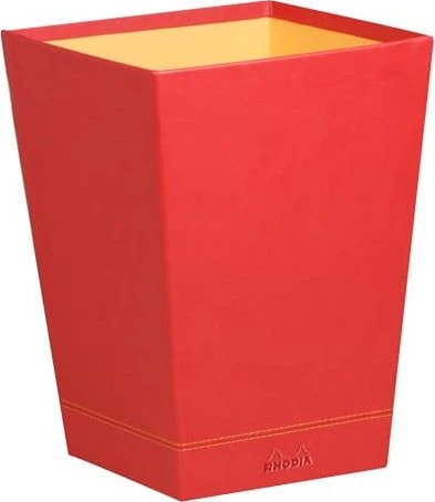 Rhodia Rhodiarama Papierkorb mohnrot