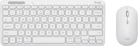 Trust Lyra Multi-Device Wireless Keyboard & Mouse Set, weiß, USB/Bluetooth, DE