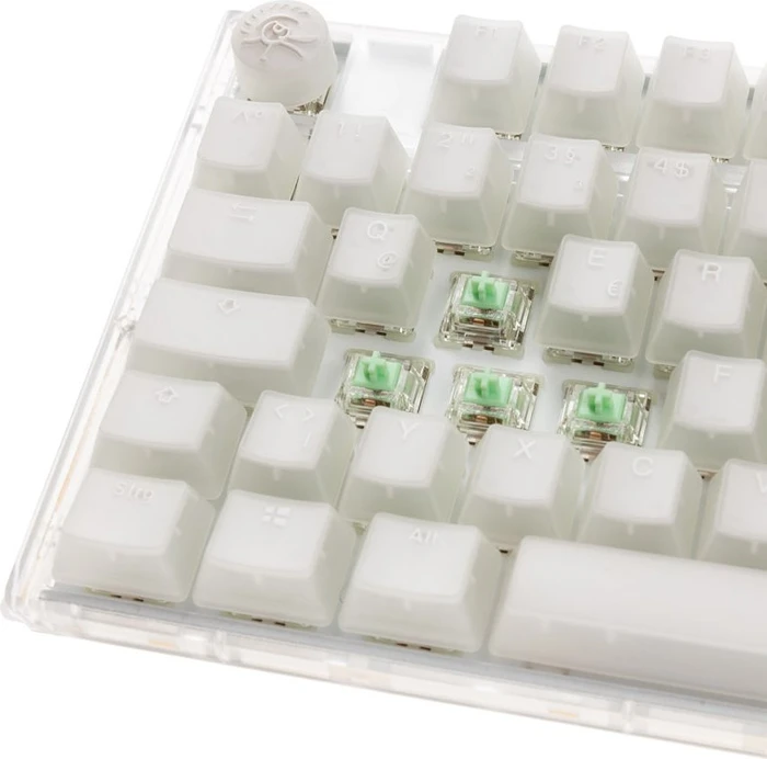 Ducky One 3, Aura White, LEDs RGB, Gateron Baby Kangaroo, USB, DE