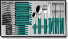 Victorinox Classic Besteck-Set grün,  24-tlg.