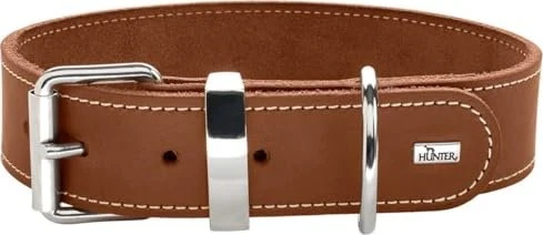 Hunter Aalborg Special Hundehalsband, Leder, strapazierfähhig, komfortabel, 40 S