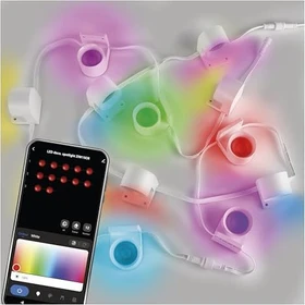 Emos Go Smart-Spot Lichterkette LED 12x neutralweiß-tageslichtweiß RGBIC