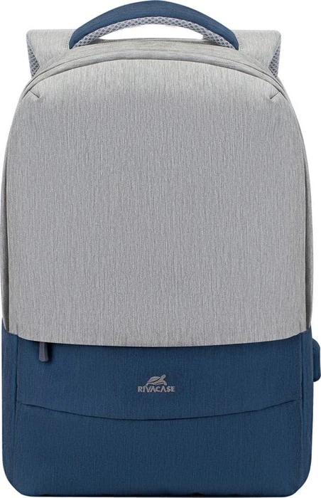 RivaCase 7562 Prater anti-theft Laptop Rucksack 15.6", grau/dunkelblau