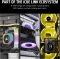 Corsair iCUE LINK LX120-R RGB Starter Kit, schwarz, LED-Steuerung, 120mm, 3er-Pack Vorschaubild