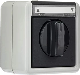 Gira Jalousie-schalter/taster 1-polig 10AX 250V, grau