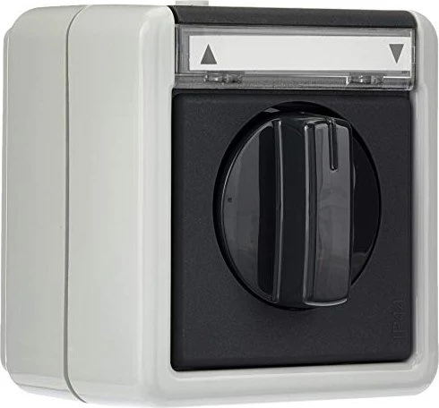 Gira Jalousie-schalter/taster 1-polig 10AX 250V, grau