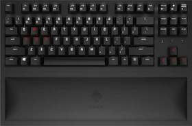 HP Omen Spacer Wireless TKL Keyboard, LEDs weiß/rot, MX BROWN, USB, DE