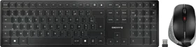 Cherry DW 9500 Slim schwarz/grau, USB/Bluetooth, FR