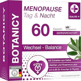 Botanicy Menopause Kurkuma Tag & Nacht Kombipackung, 60 Stück