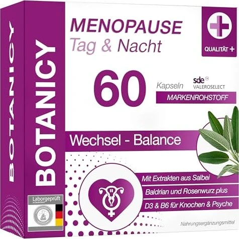 Botanicy Menopause Kurkuma Tag & Nacht Kombipackung, 60 Stück