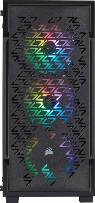 Corsair iCue 220T RGB Airflow, schwarz, Glasfenster