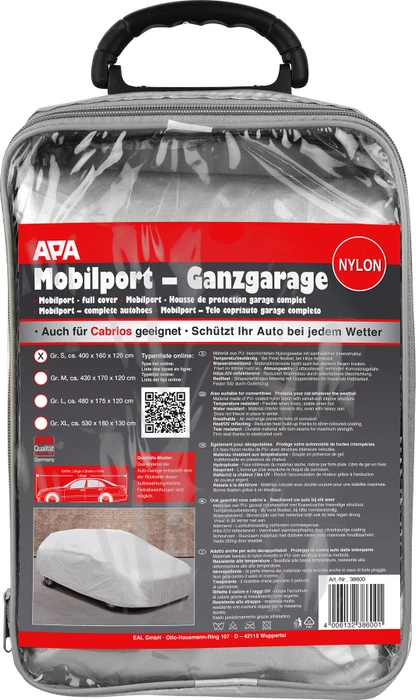 APA Vollgarage Mobilport für Kleinwagen