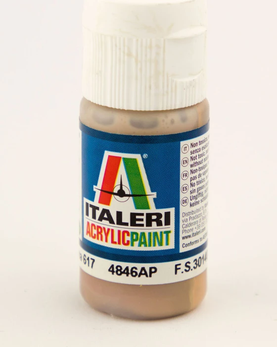 Italeri Acrylic Paint dark earth ana 617 USAAC / USAF, 20ml