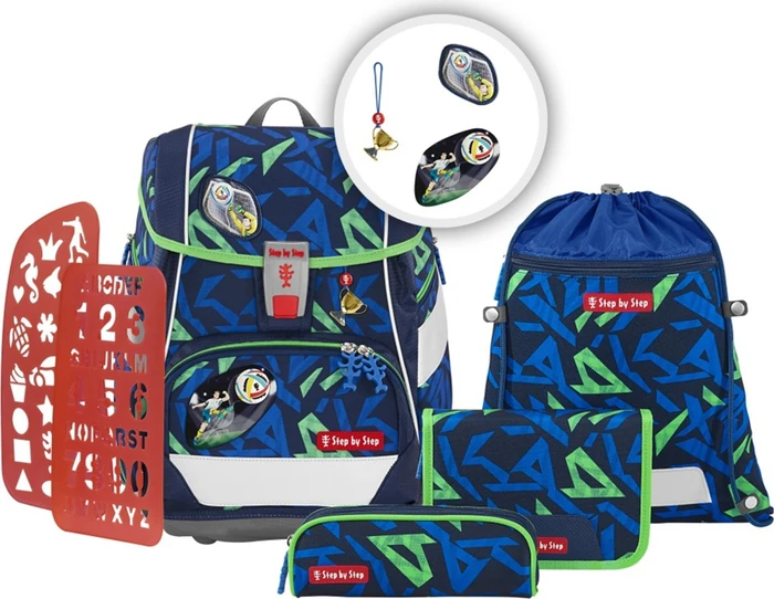 Step by Step 2in1 Plus Soccer Ben Schultaschen-Set, 6-tlg.