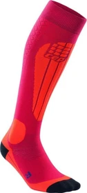 CEP Thermo Skisocken cranberry/orange (Herren)