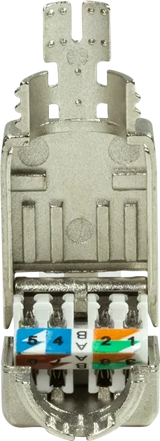 LogiLink RJ-45 Cat8.1 Modularstecker, feldkonfektionierbar, Metall