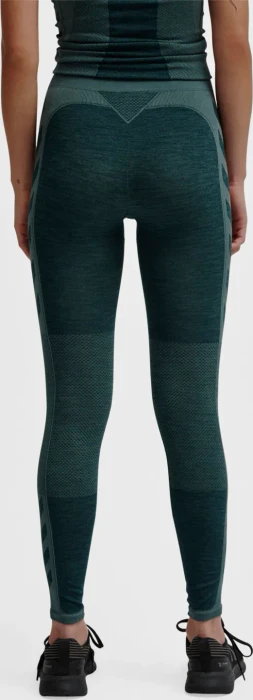 hummel CLEA Seamless Tight Hose lang green gables/garden topiary me (Damen)