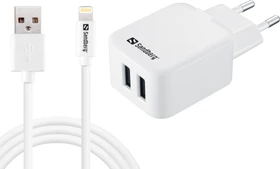Sandberg AC Charger EU Lightning 2.4A weiß