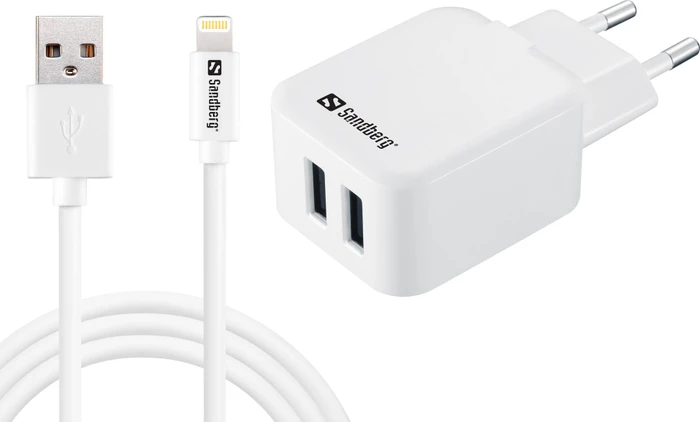 Sandberg AC Charger EU Lightning 2.4A weiß