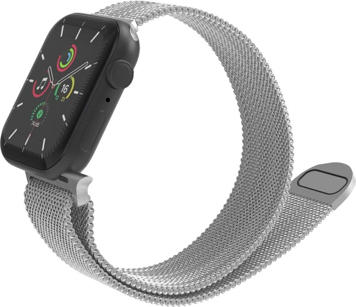ISY Milanaise-Armband ISB-1009 für Apple Watch 38mm/40mm/41mm silber