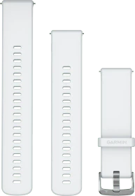 Garmin Schnellwechsel Ersatzarmband 22mm Silikon whitestone/silver
