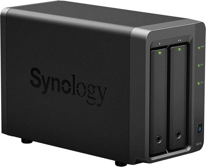 Synology DiskStation DS715, 2GB RAM, 2x RJ-45 1000Base-T, 2x USB-A 3.0