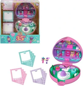 Mattel Polly Pocket - Nostalgie 35. Geburtstag Party-Stempel Schatulle