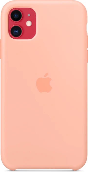 Apple Silikon Case für iPhone 11 Grapefruit