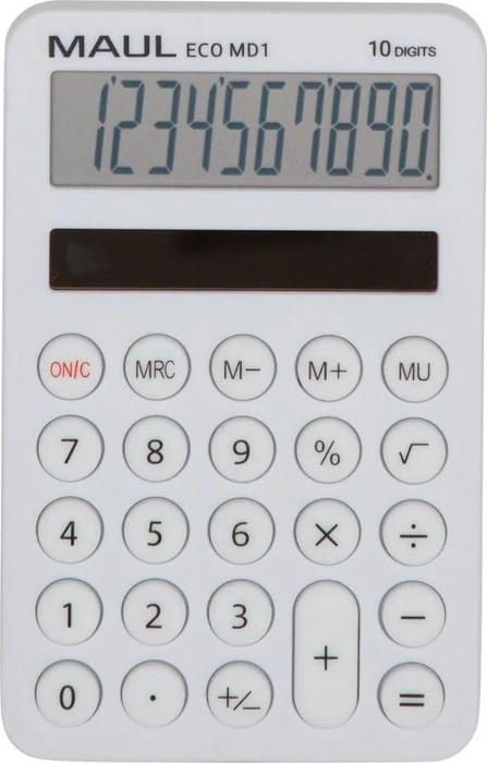 MAUL ECO MD 1 Taschenrechner weiß